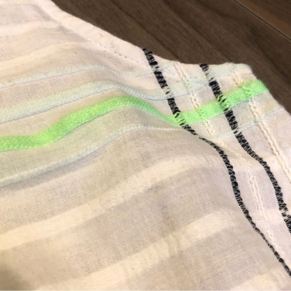 NWT Ace & Jig Barneys New York White and Yellow Striped Tank Top - Picture 3 of 8